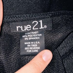 Rue 21 Mesh Black Skater Girl Skirt